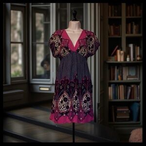 Women's Floral Print V-Neck All Seasons School Work Bohemian Whimsical